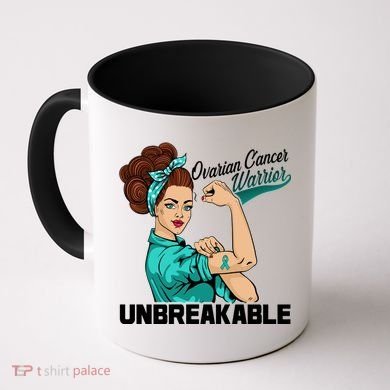 Ovarian Cancer Warrior Unbreakable Coffee Mug