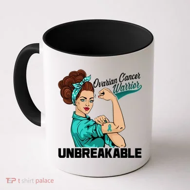 Ovarian Cancer Warrior Unbreakable Coffee Mug