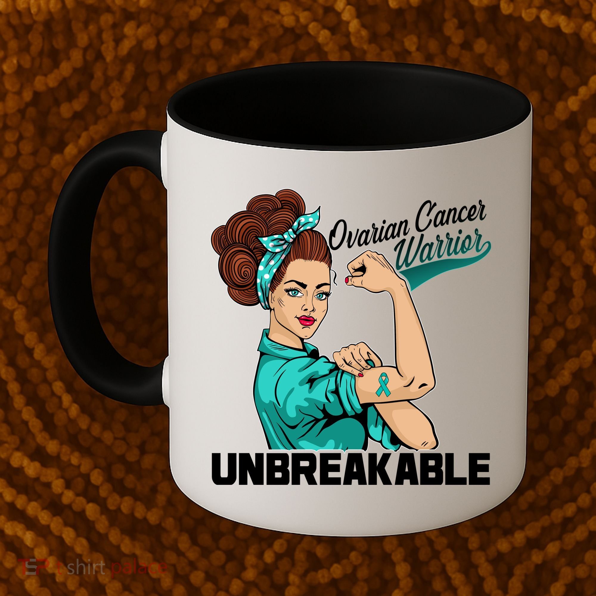 Ovarian Cancer Warrior Unbreakable Coffee Mug