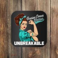 Ovarian Cancer Warrior Unbreakable Coaster thumb 0