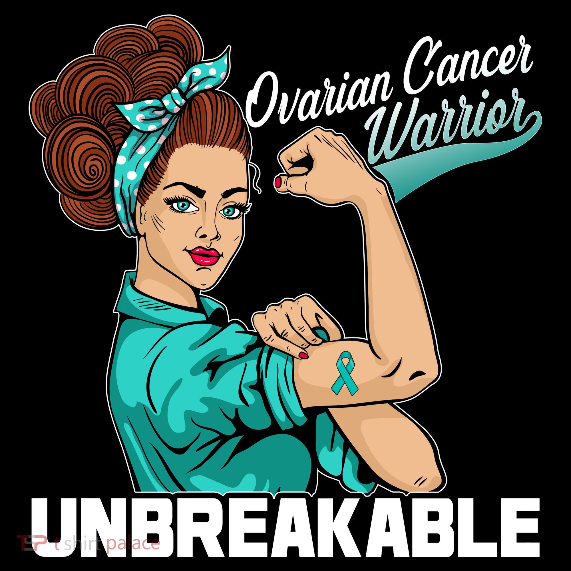 Ovarian Cancer Warrior Unbreakable Coaster