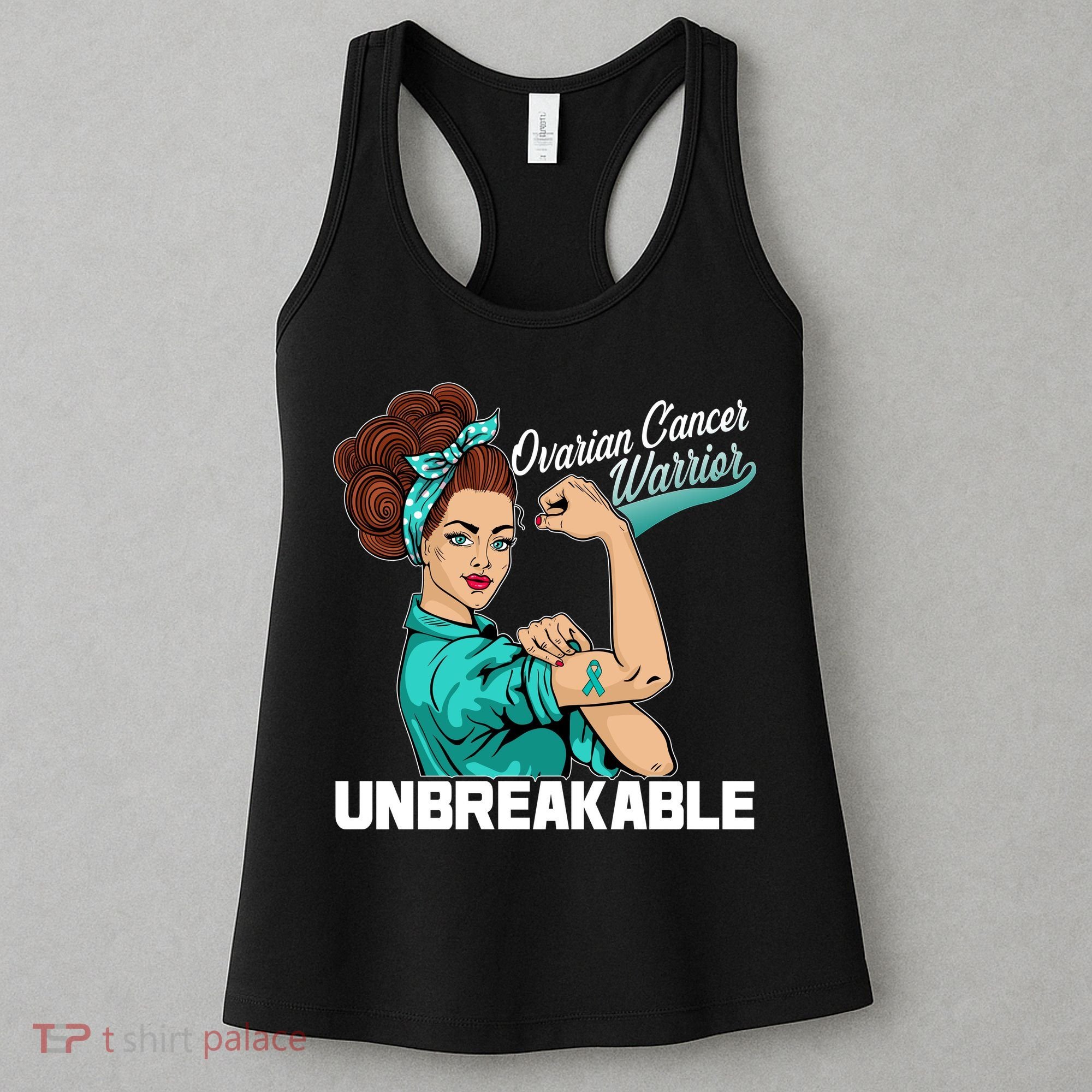 Ovarian Cancer Warrior Unbreakable Women's Tank Top