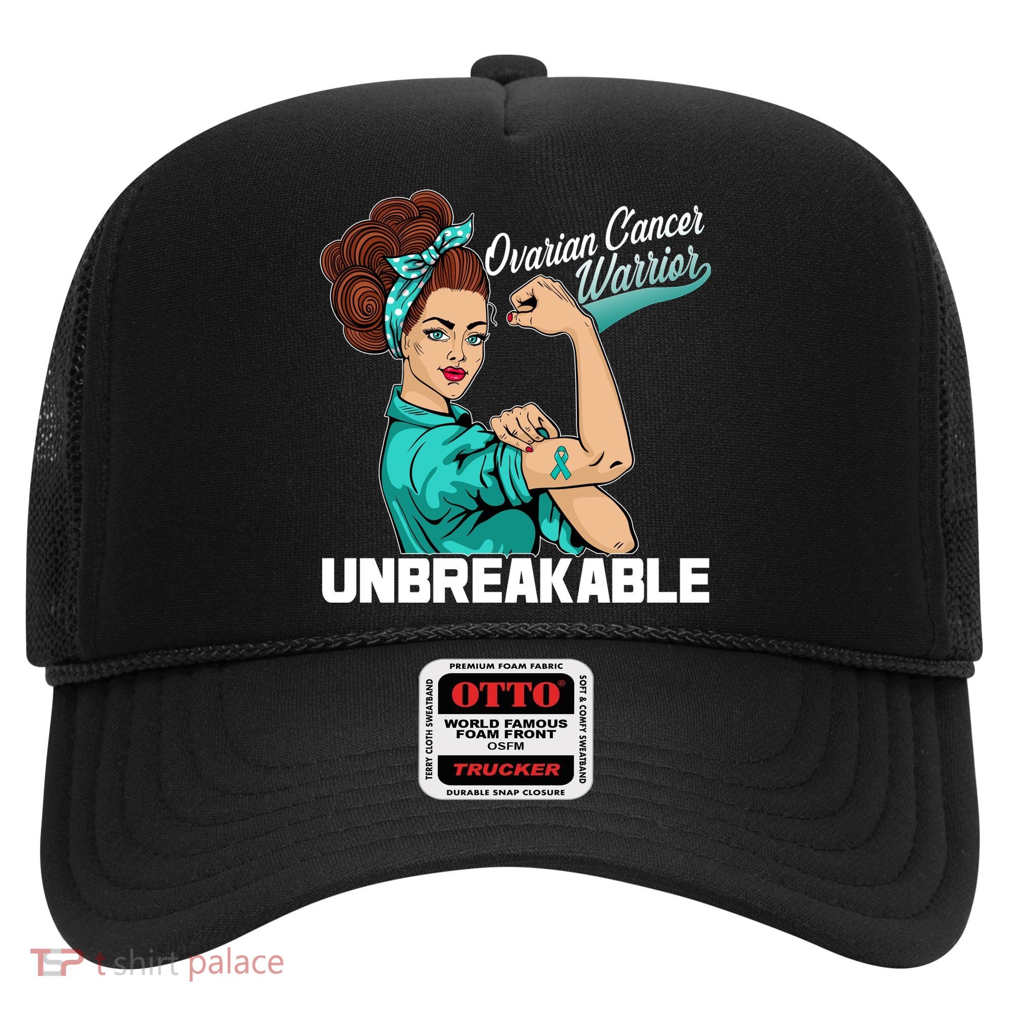 Ovarian Cancer Warrior Unbreakable Hat
