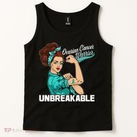 Ovarian Cancer Warrior Unbreakable Tank Top thumb 2