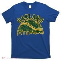 Oakland Vintage Baseball Distressed Gameday Retro Cute Gift T-Shirt thumb 0