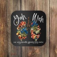 Our Very Breath Speaks His Name Yhwh Christian Religious Coaster thumb 0