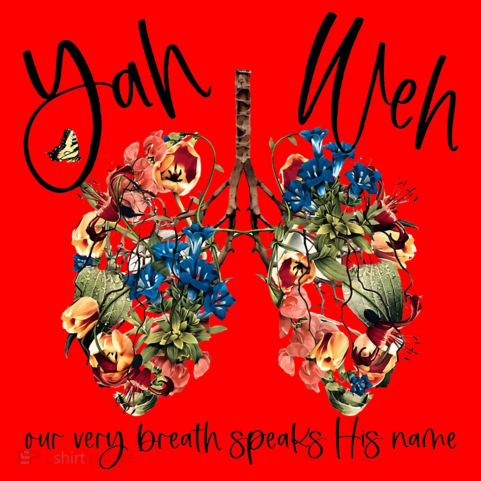 Our Very Breath Speaks His Name YHWH Christian Religious Santa Hat
