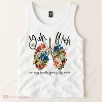 Our Very Breath Speaks His Name YHWH Christian Religious Tank Top thumb 2