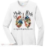 Our Very Breath Speaks His Name YHWH Christian Religious Women's Long Sleeve Shirt thumb 0