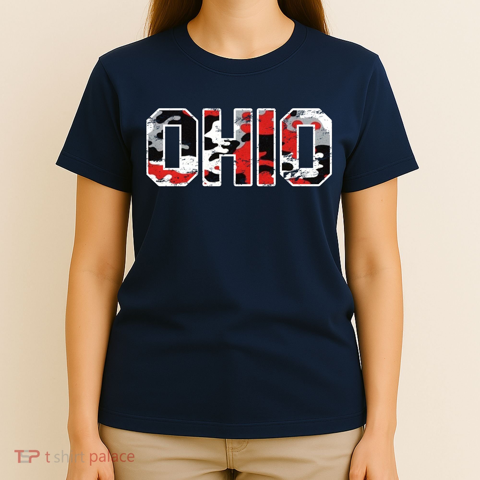 Ohio Vintage Camouflage T-Shirt
