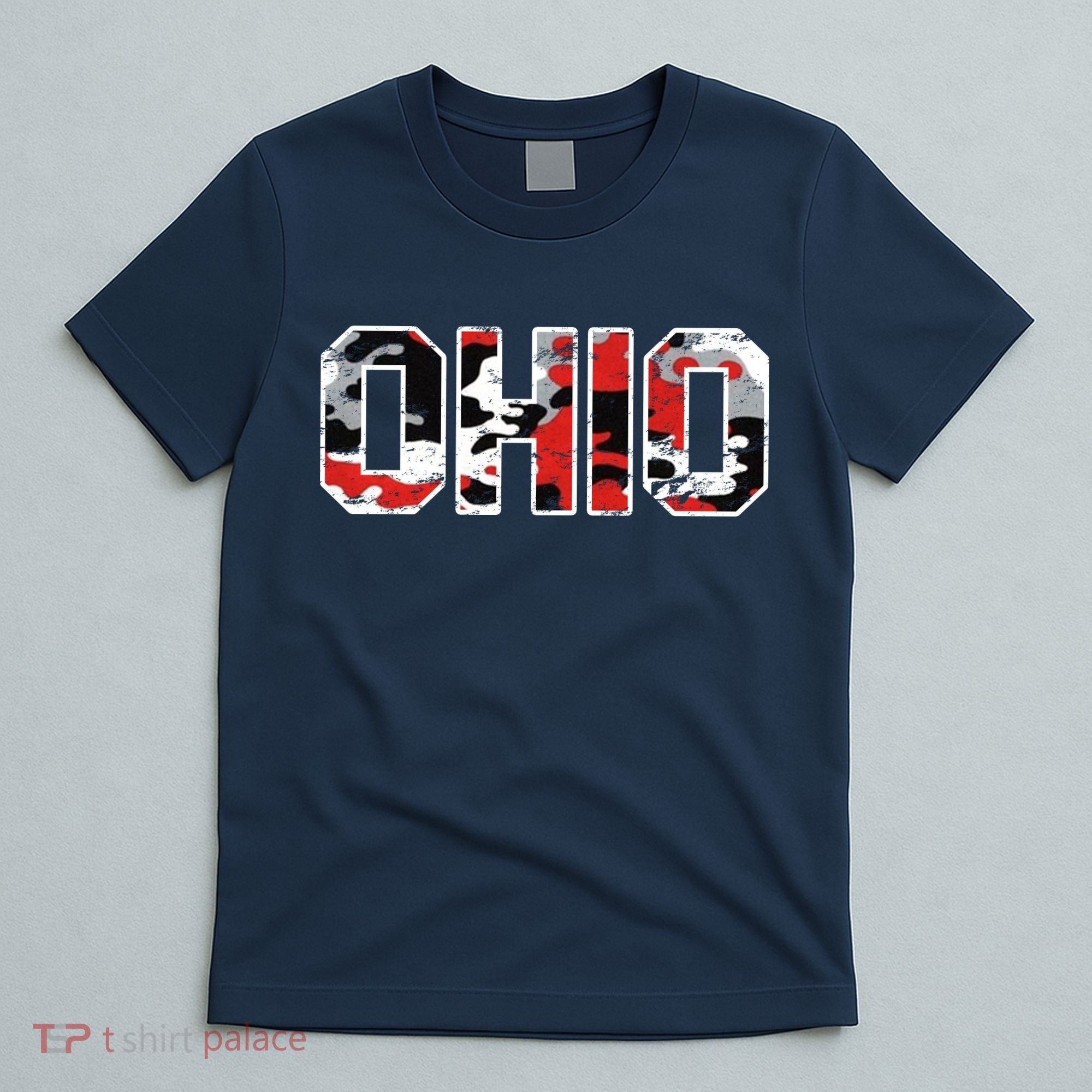 Ohio Vintage Camouflage T-Shirt