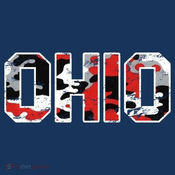 Ohio Vintage Camouflage Women's T-Shirt