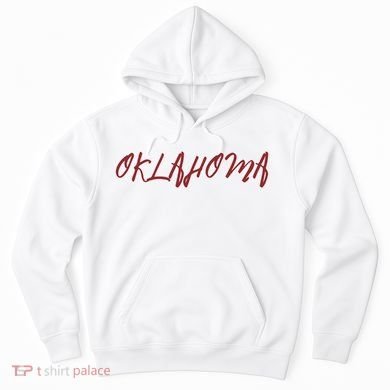 Oklahoma Vintage Cursive College Hoodie
