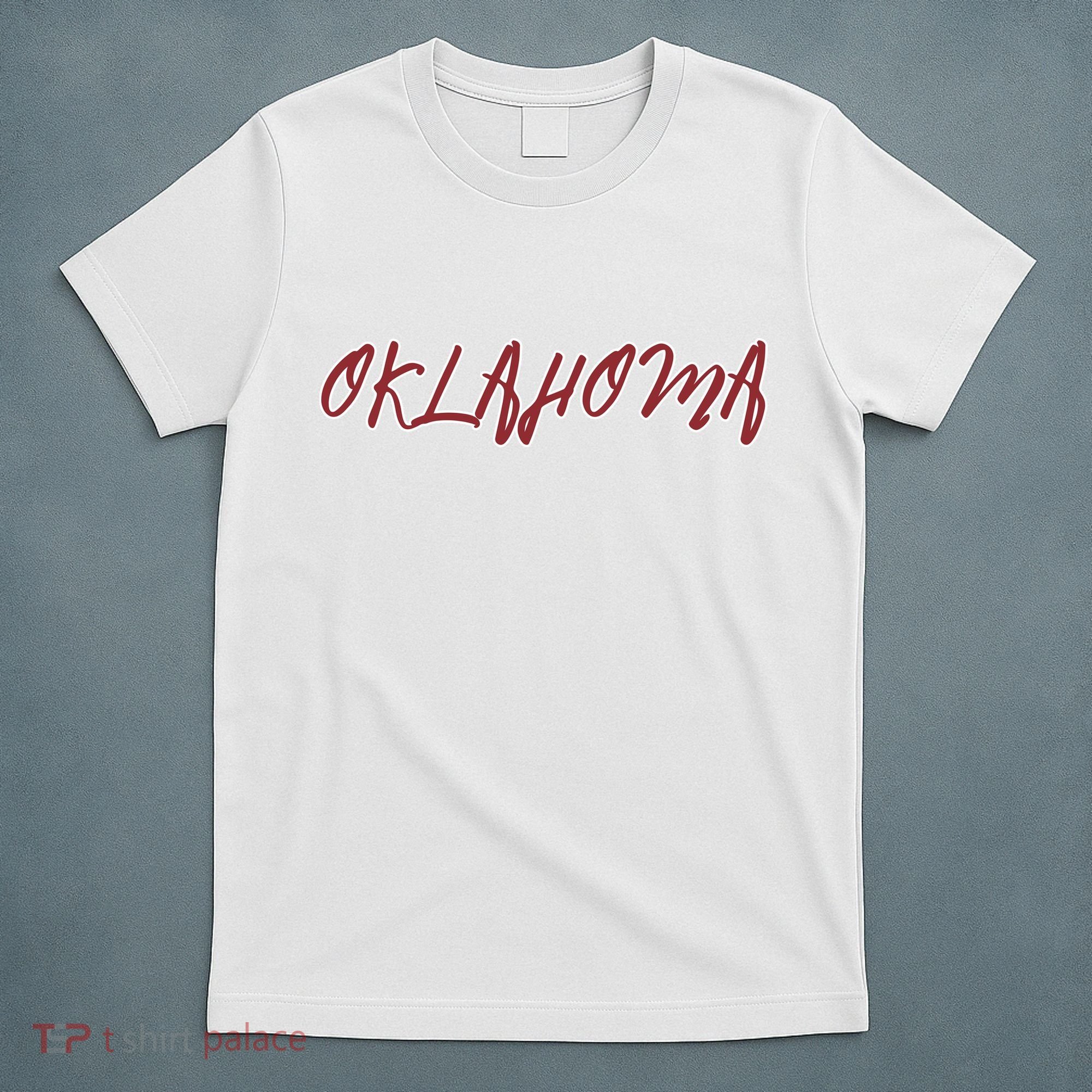Oklahoma Vintage Cursive College T-Shirt