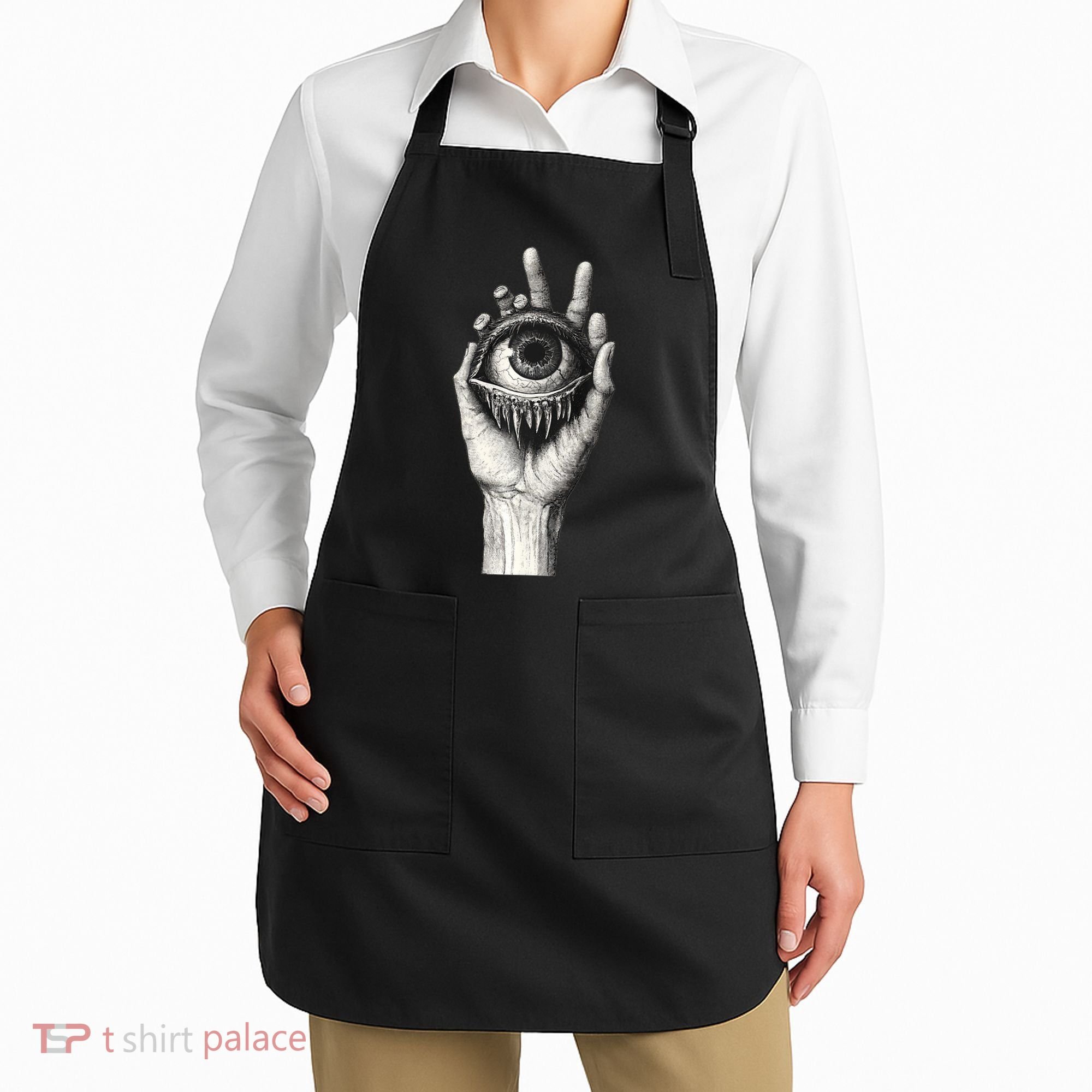 Obscure Visions Goth Alt Macabre Creepy Apron