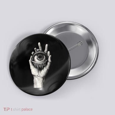 Obscure Visions Goth Alt Macabre Creepy Button