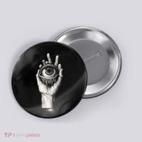 Obscure Visions Goth Alt Macabre Creepy Button thumb 0