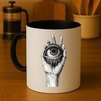 Obscure Visions Goth Alt Macabre Creepy Coffee Mug thumb 4