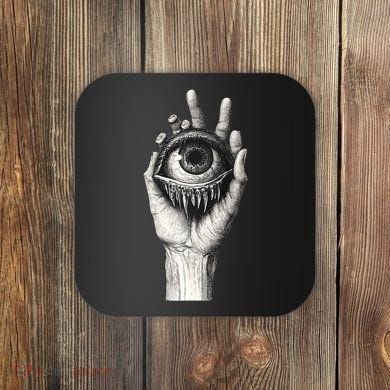 Obscure Visions Goth Alt Macabre Creepy Coaster