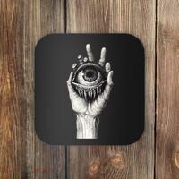 Obscure Visions Goth Alt Macabre Creepy Coaster thumb 0