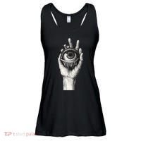 Obscure Visions Goth Alt Macabre Creepy Ladies Essential Flowy Tank thumb 0