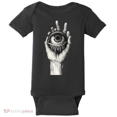 Obscure Visions Goth Alt Macabre Creepy Baby Bodysuit