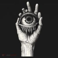 Obscure Visions Goth Alt Macabre Creepy Baby Bodysuit thumb 2