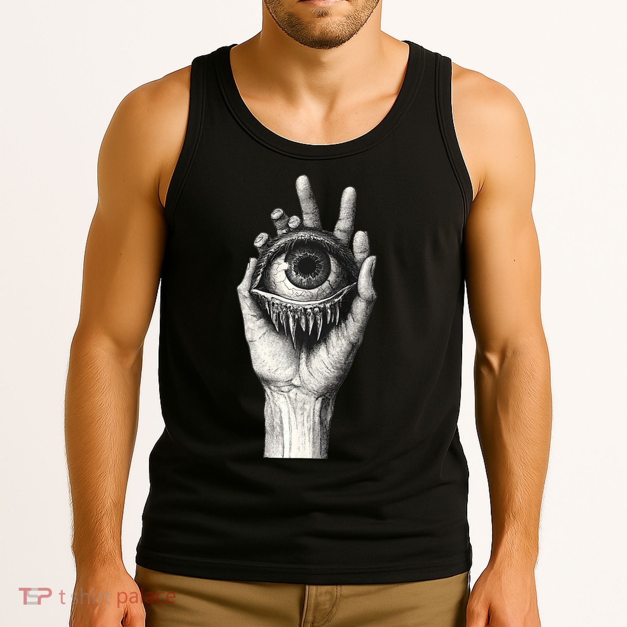 Obscure Visions Goth Alt Macabre Creepy Tank Top