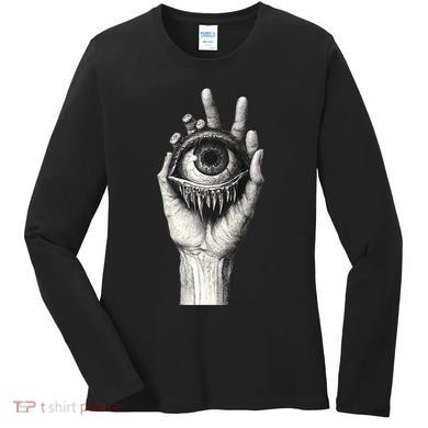 Obscure Visions Goth Alt Macabre Creepy Women's Long Sleeve Shirt