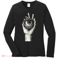 Obscure Visions Goth Alt Macabre Creepy Women's Long Sleeve Shirt thumb 0