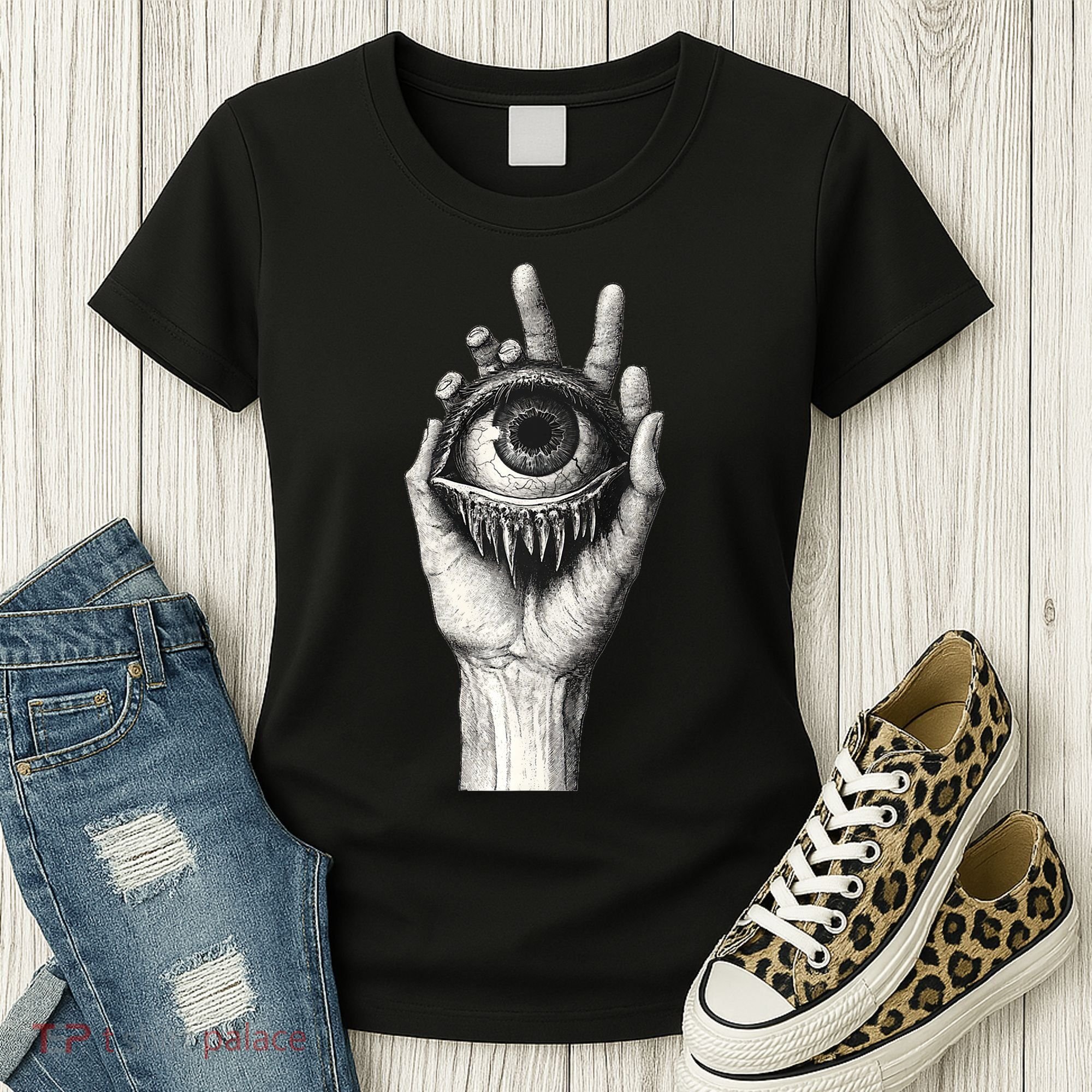 Obscure Visions Goth Alt Macabre Creepy Women's T-Shirt