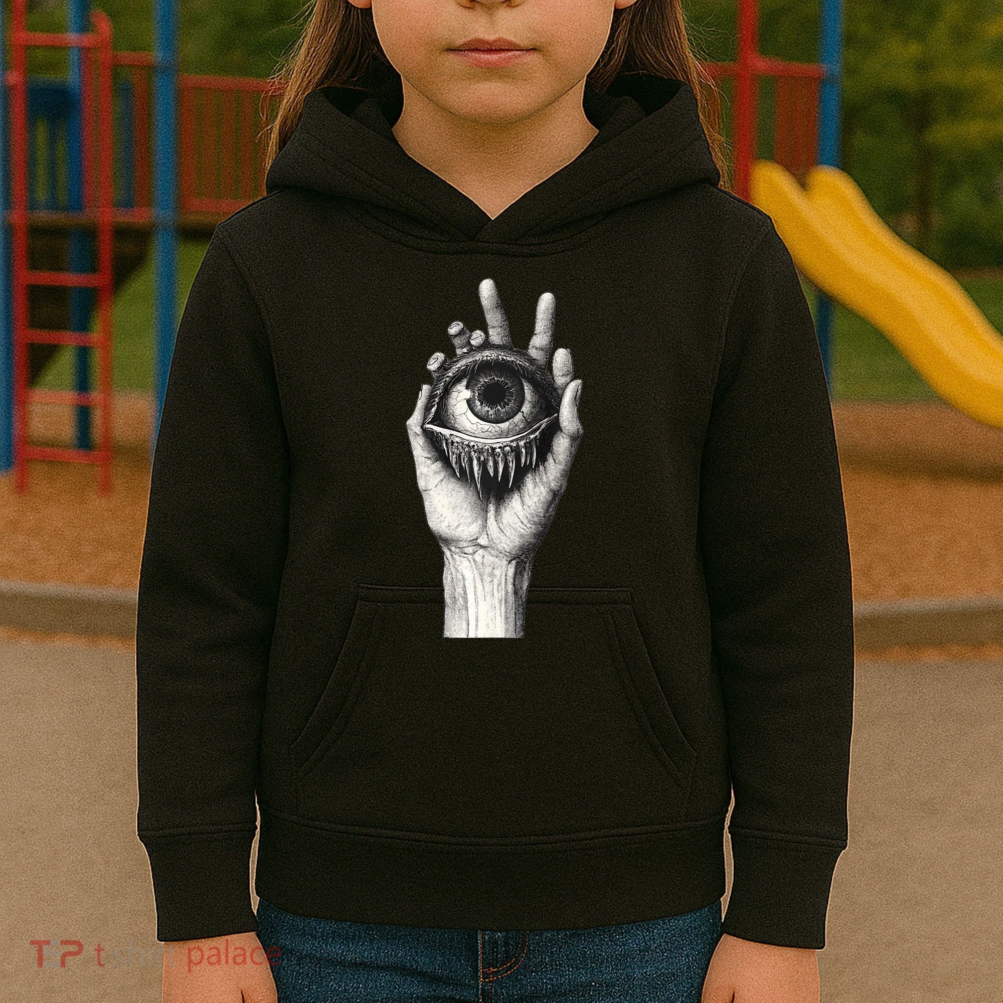 Obscure Visions Goth Alt Macabre Creepy Kids Hoodie