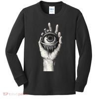 Obscure Visions Goth Alt Macabre Creepy Kids Long Sleeve Shirt thumb 0