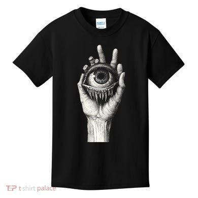 Obscure Visions Goth Alt Macabre Creepy Kids T-Shirt