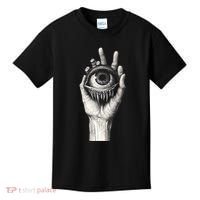 Obscure Visions Goth Alt Macabre Creepy Kids T-Shirt thumb 0