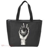 Obscure Visions Goth Alt Macabre Creepy Tote Bag thumb 0