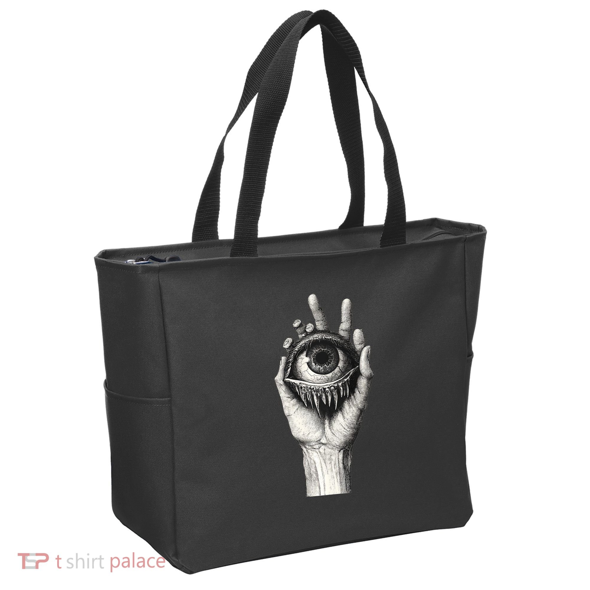 Obscure Visions Goth Alt Macabre Creepy Tote Bag