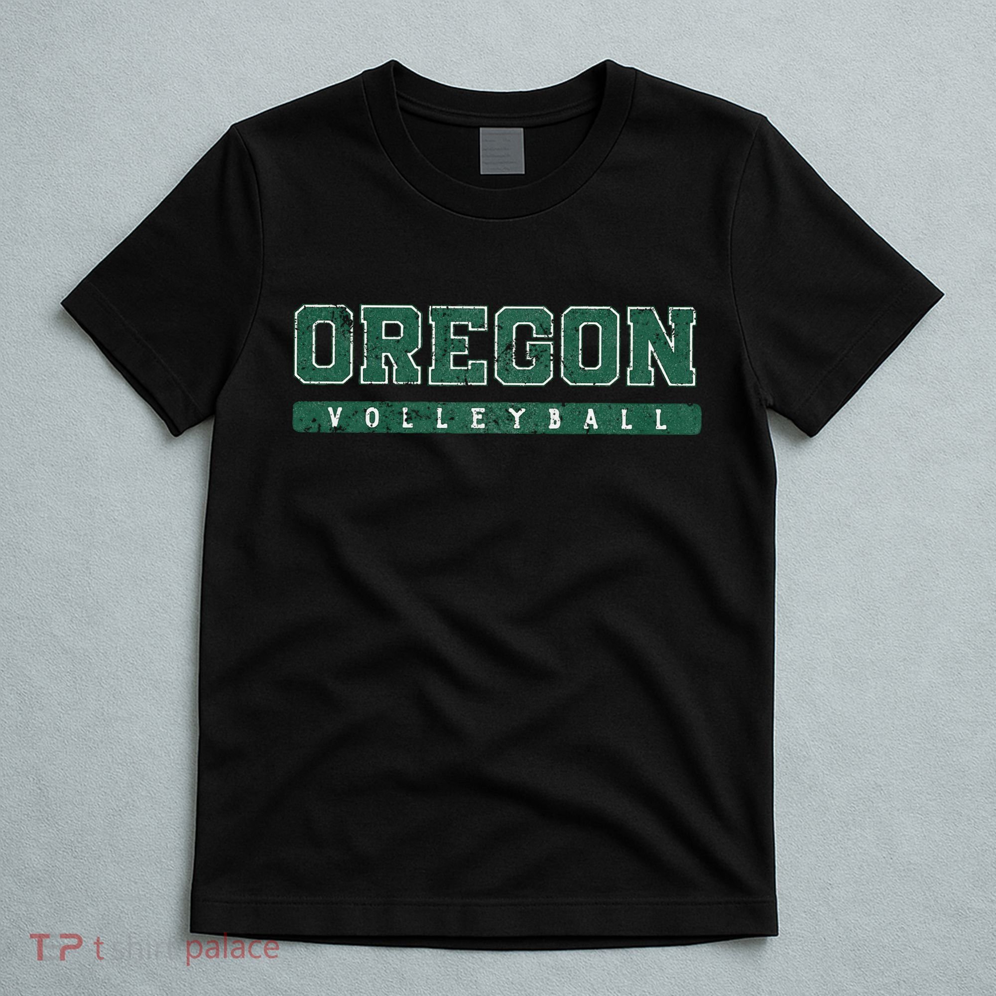 Oregon Volleyball Green Vintage T-Shirt