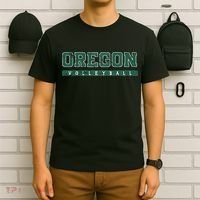 Oregon Volleyball Green Vintage T-Shirt thumb 6
