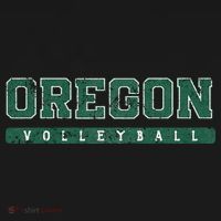 Oregon Volleyball Green Vintage T-Shirt thumb 7