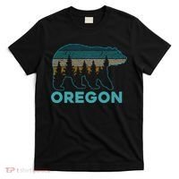 Oregon Vintage Grizzly Bear Nature Hiking Souvenir T-Shirt thumb 0