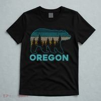 Oregon Vintage Grizzly Bear Nature Hiking Souvenir T-Shirt thumb 5