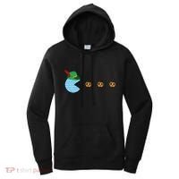 Oktoberfest Video Game Eating Pretzels Retro Gamer Women's Hoodie thumb 0