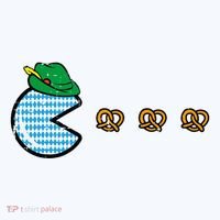 Oktoberfest Video Game Eating Pretzels Gamer Sweatshirt thumb 3