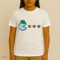 Oktoberfest Video Game Eating Pretzels Gamer T-Shirt thumb 4