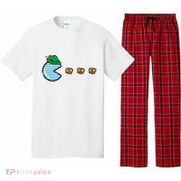 Oktoberfest Video Game Eating Pretzels Gamer Pajama Set thumb 0