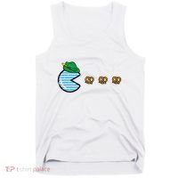 Oktoberfest Video Game Eating Pretzels Gamer Tank Top thumb 0