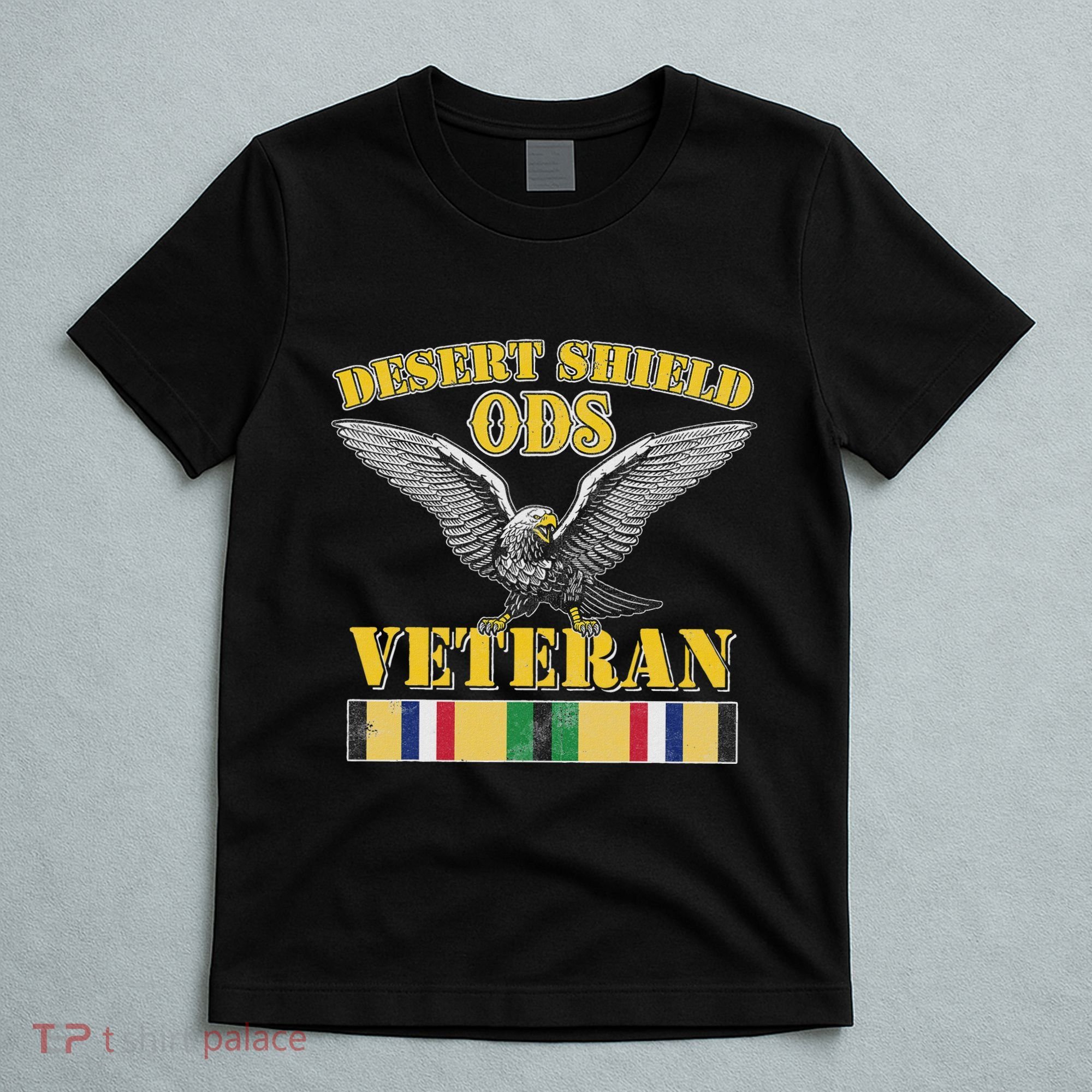 Ods Veteran Operation Desert Shield Ribbon Iraq Vintage T-Shirt