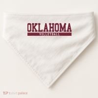 Oklahoma Volleyball USA-Made Doggie Bandana thumb 0