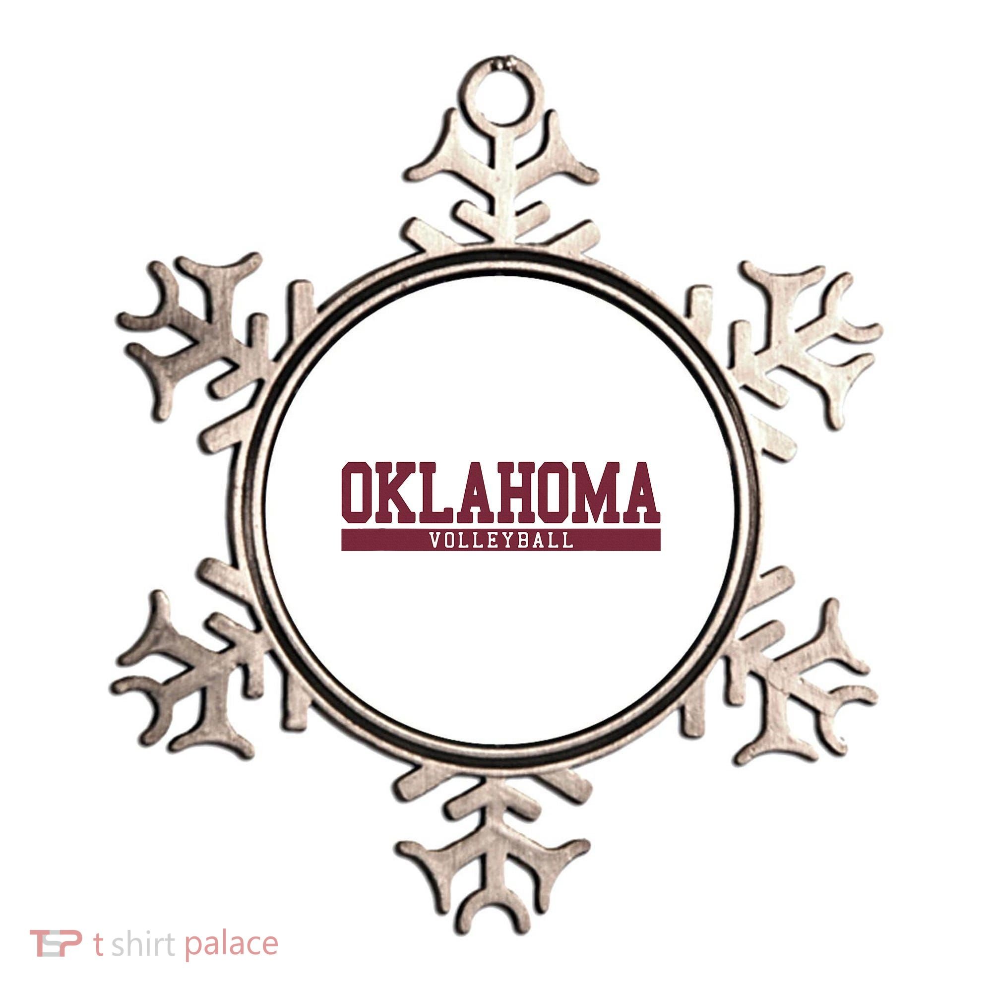 Oklahoma Volleyball Ornament